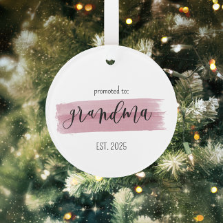 Befördert zum Oma Custom Ornament