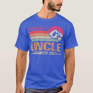 Befördert zum Onkel 2022 wieder Vintagen lustigen T-Shirt