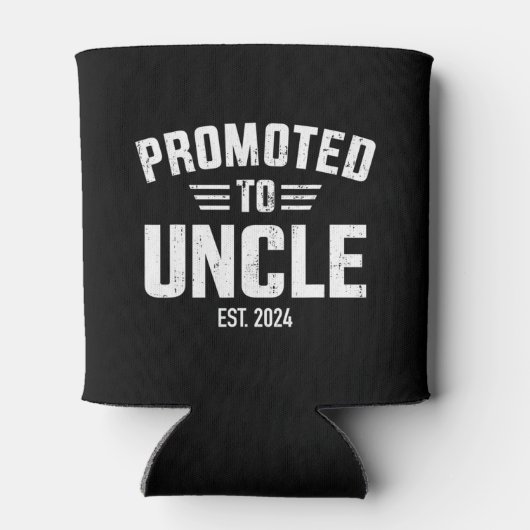 Befördert zum Onkel 2024 Dosenkühler (Rückseite)