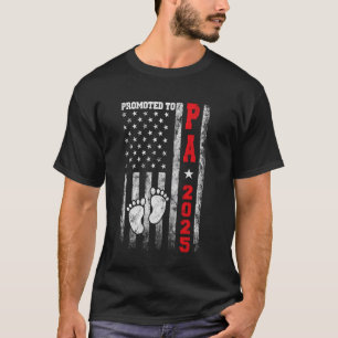 Befördert zum PA Est 2025 US-amerikanische Flagge T-Shirt