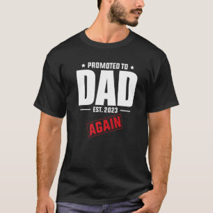 Befördert zum Vater 2023 Ankündigung der Schwanger T-Shirt
