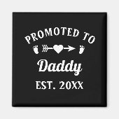 Befördert zum Vaters Vaterschaftstag Magnet (Vorne)