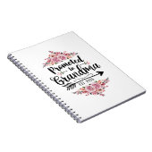 Befördert zur Oma 2025-Schwangerschaftsankündigung Notizblock (Rechte Seite)