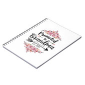 Befördert zur Oma 2025-Schwangerschaftsankündigung Notizblock (Linke Seite)