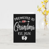 Befördert zur Oma Est 2026 Erstmond Karte (Gelbe Blume)