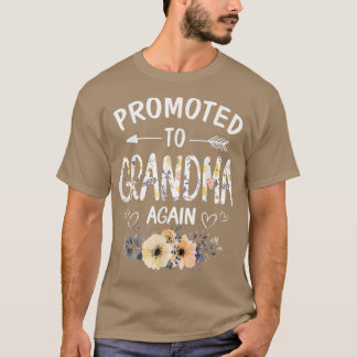 Befördert zur Oma wieder Blume Neues Oma T-Shirt