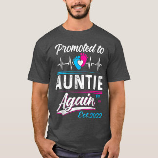 Befördert zur Tante wieder 2022 Kinderankündigung T-Shirt