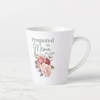 Befördert zur Tasse Mema - Großmutter-Blumengesche
