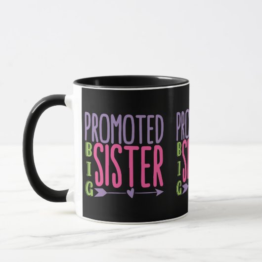 Beförderte große Schwester - Große Schwester enthü Tasse (Links)