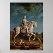 Beförderung der Statue von Louis XIV. Poster (Vorne)