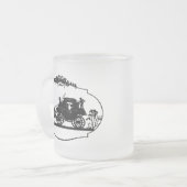 Beförderung mit gepflegtem Kleid und Geschenken Mattglastasse (Vorderseite Links)