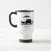 Beförderung mit gepflegtem Kleid und Geschenken Reisebecher (Links)