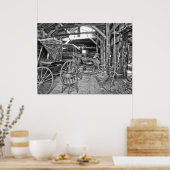 BEFÖRDERUNG, SCHLAFEN UND WAGON-EINKAUF POSTER (Küche)