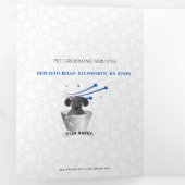 Beförderung von Haustieren Dreifach Gefaltete Karte (Innen Erste Seite)