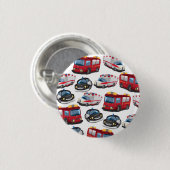 Beförderung von Polizei, Ambulanz und Feuerwehr Button (Vorne & Hinten)