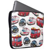 Beförderung von Polizei, Ambulanz und Feuerwehr Laptopschutzhülle (Vorne Rechts)