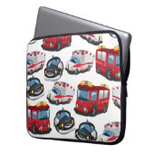 Beförderung von Polizei, Ambulanz und Feuerwehr Laptopschutzhülle (Vorderseite Links)