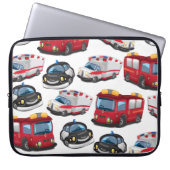 Beförderung von Polizei, Ambulanz und Feuerwehr Laptopschutzhülle (Vorderseite)