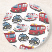 Beförderung von Polizei, Ambulanz und Feuerwehr Untersetzer (Vorne)