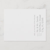 Beförderung von Rokokos - Postkarte / Einladung /  (Rückseite)