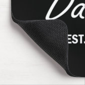 Beförderung zu Daddy Est 2025 bald zu neuen Dad Fa Mousepad (Ecke)