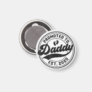 Beförderung zu Daddy Est 2025 Vater zu Geschenken Magnet