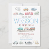 Beförderung zum Geburtstag Einladung (Vorderseite)