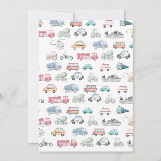 Beförderung zum Geburtstag Einladung (Rückseite)