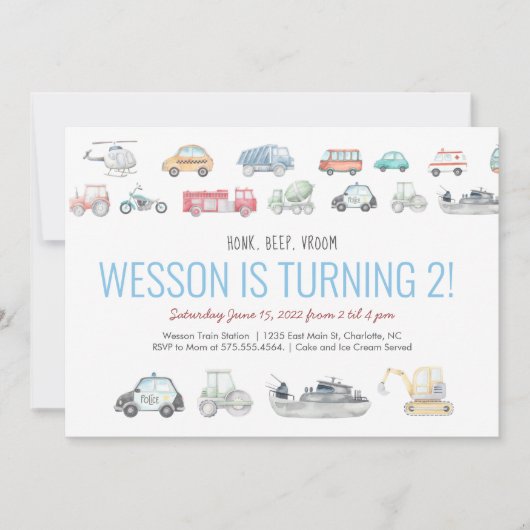 Beförderung zum Geburtstag Einladung (Vorderseite)