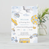 Beförderung zum Geburtstag Einladung (Stehend Vorderseite)