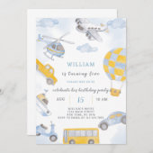 Beförderung zum Geburtstag Einladung (Vorne/Hinten)