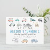 Beförderung zum Geburtstag Einladung (Stehend Vorderseite)