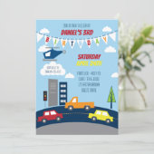 Beförderung zum Geburtstag Einladung (Stehend Vorderseite)