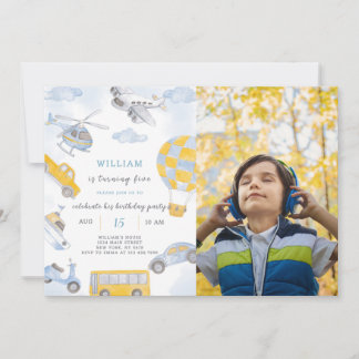 Beförderung zum Geburtstag Einladung mit Foto