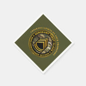Beförderung zum Sergeant First Class SFC Serviette (Ecke)