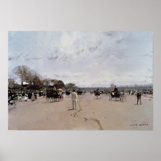 Beförderungen auf den Champs Elysees Poster (Vorne)