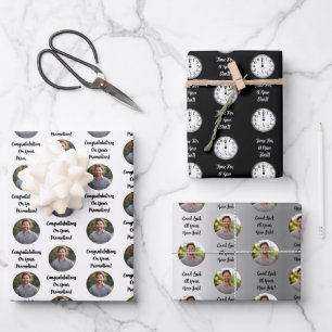 Beförderungs-Gratulations-Personalnachricht Gesche Geschenkpapier Set