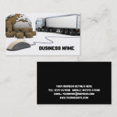 Beförderungs-u. Fracht-Visitenkarte Visitenkarte (Vorne/Hinten)