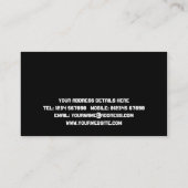 Beförderungs-u. Fracht-Visitenkarte Visitenkarte (Rückseite)