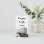 Beförderungs-u. Fracht-Visitenkarte Visitenkarte (Stehend Vorderseite)