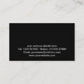 Beförderungs-und Fracht-Visitenkarte Visitenkarte (Rückseite)