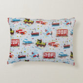 Beförderungsarten Muster Kids Dekokissen (Rückseite)