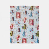 Beförderungsarten Muster Kids Fleecedecke (Vorderseite)