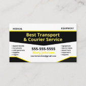 Beförderungsdienstkarte Visitenkarte (Vorderseite)