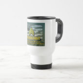 Beförderungsgeschenk für Army Sergeant Reisebecher (VorderseiteRechts)