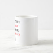 Before Coffee Don't Talk - Funny Sarcastic   Kaffeetasse (Mittel)