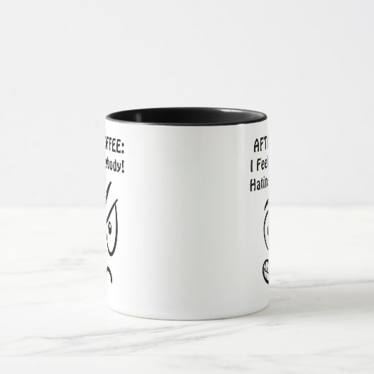 Before Coffee vs. After Coffee Introvert Fuel Mug Tasse (Zentrum)