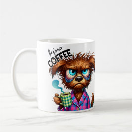 Before Coffee vs. Fully Caffeinated Dog Kaffeetasse