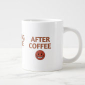 Before During After Coffee Mood Vector Art Jumbo-Tasse (Rechts)