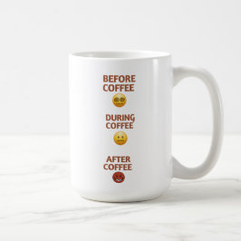 Before During After Coffee Mood Vector Art Kaffeetasse